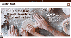 Desktop Screenshot of hamiltonbeach.com